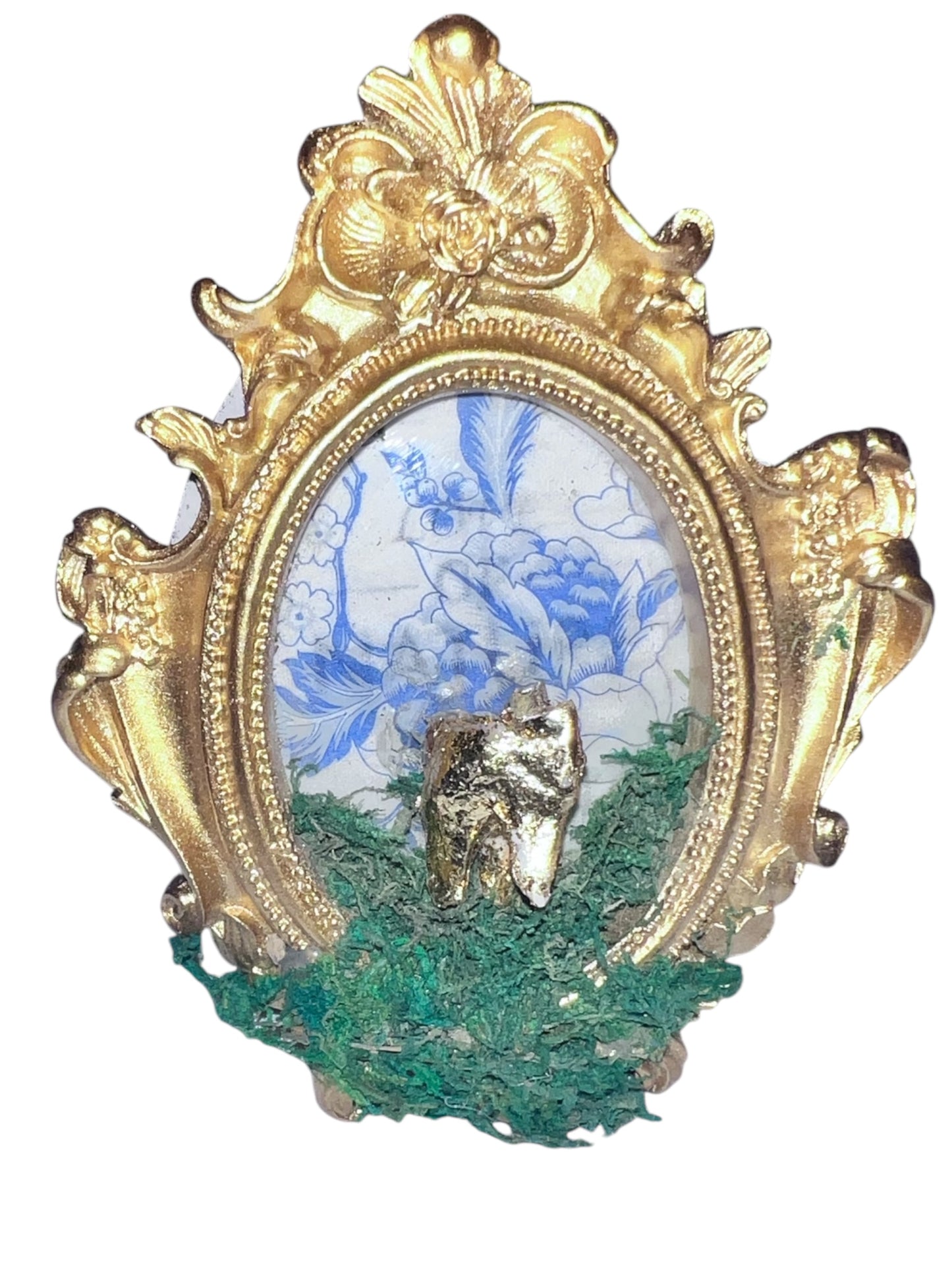 Golden Tooth Frame - blue