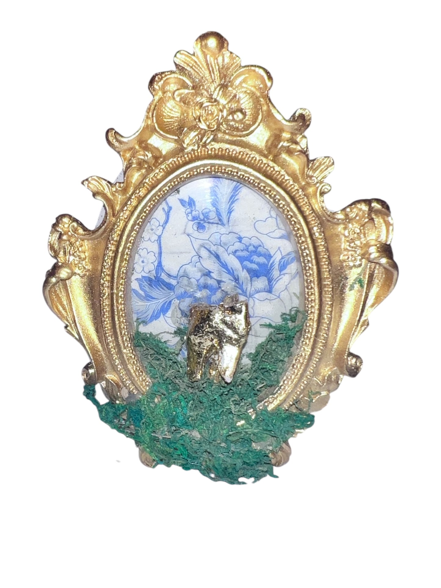 Golden Tooth Frame - blue