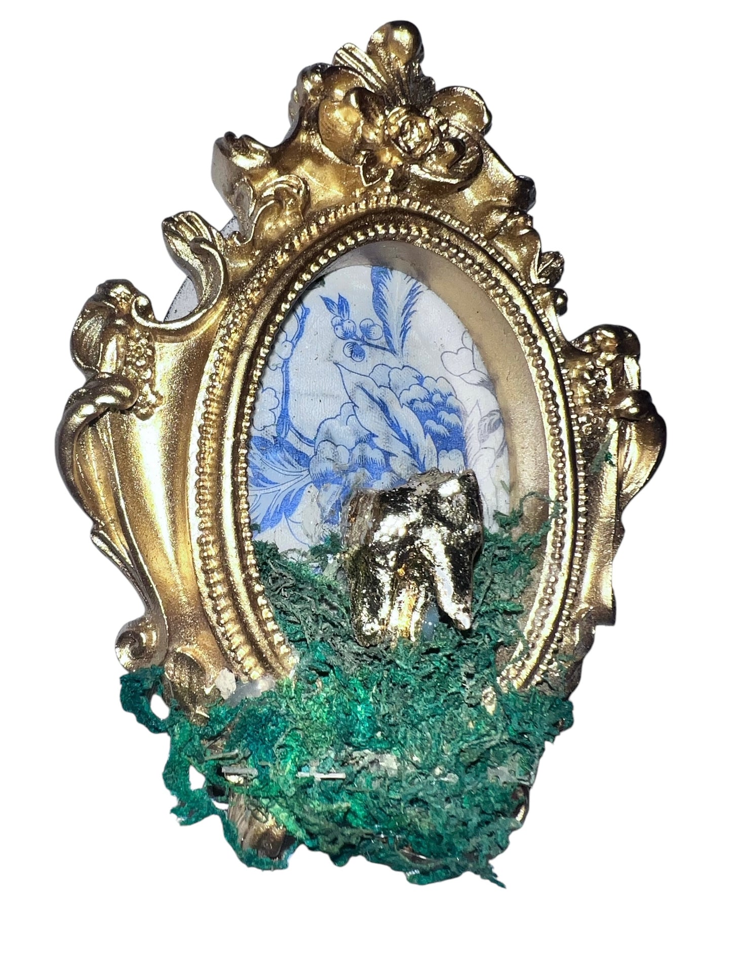 Golden Tooth Frame - blue