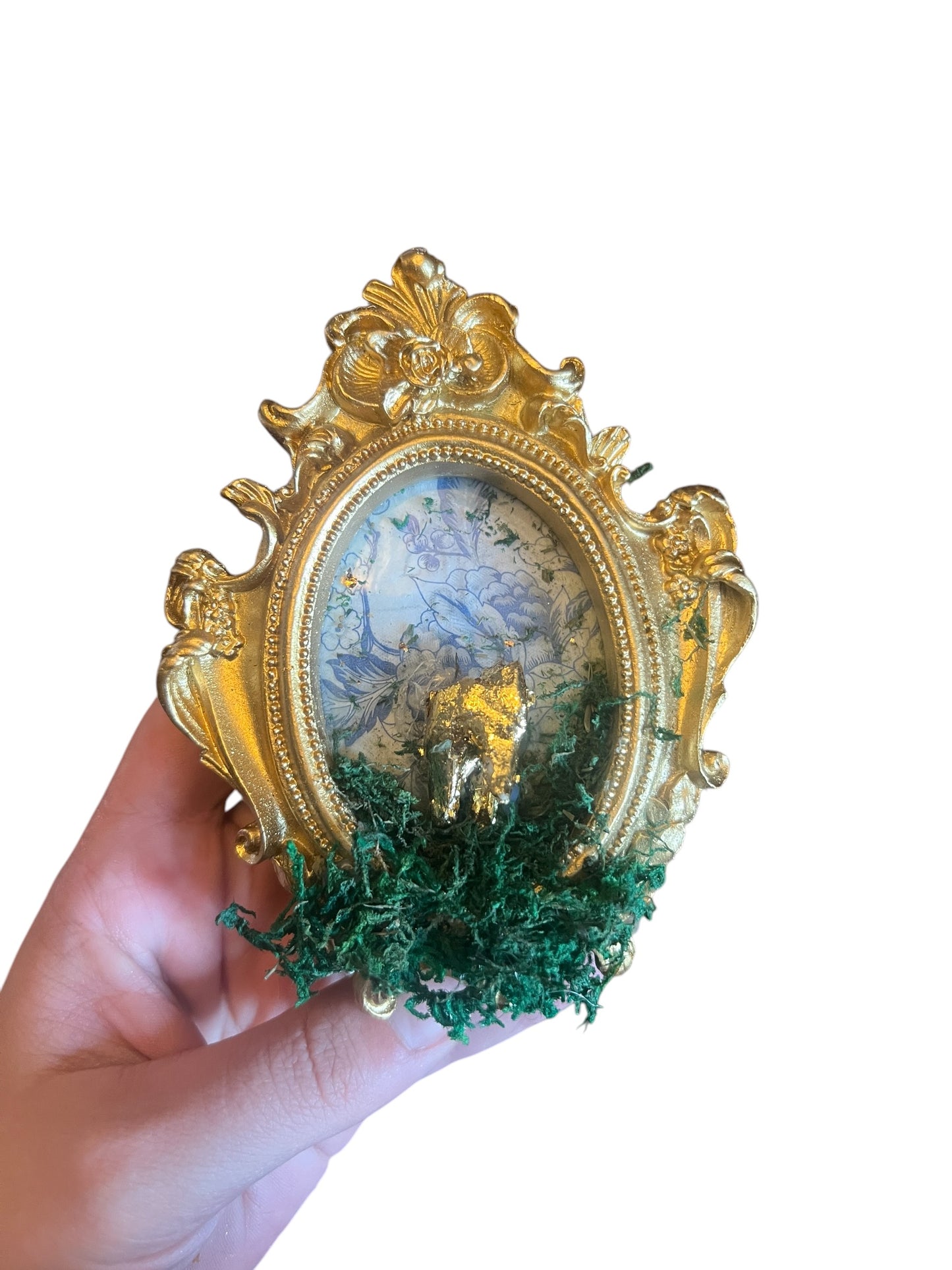 Golden Tooth Frame - blue