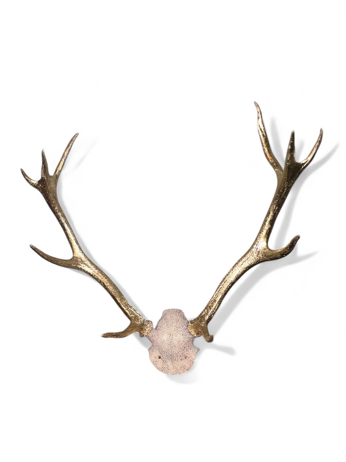 Scottish Gold & Pearl Deer Skull Cap