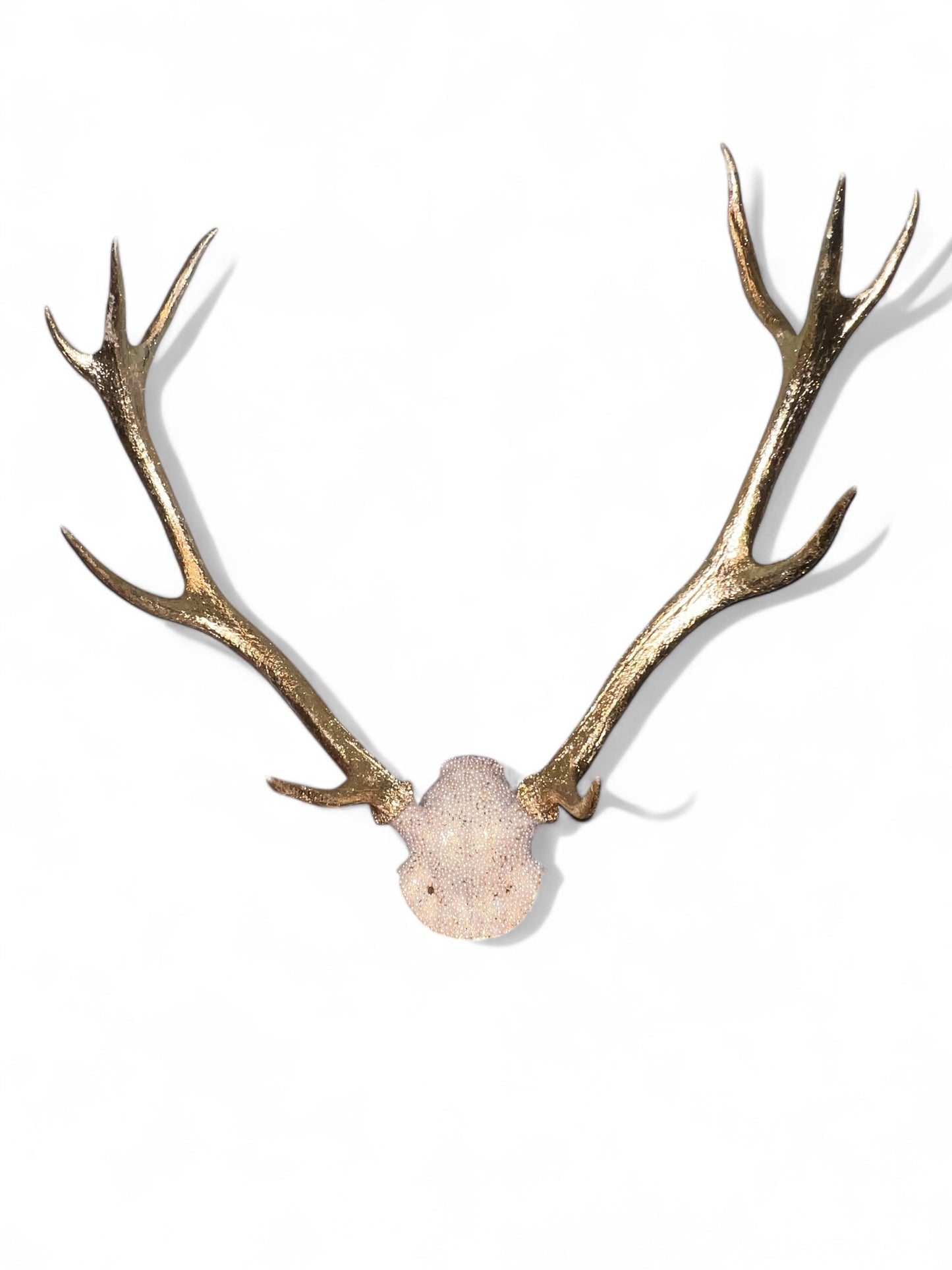 Scottish Gold & Pearl Deer Skull Cap