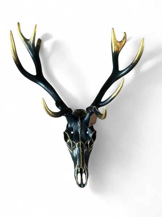 Scottish Red Stag Deer- Black & Gold