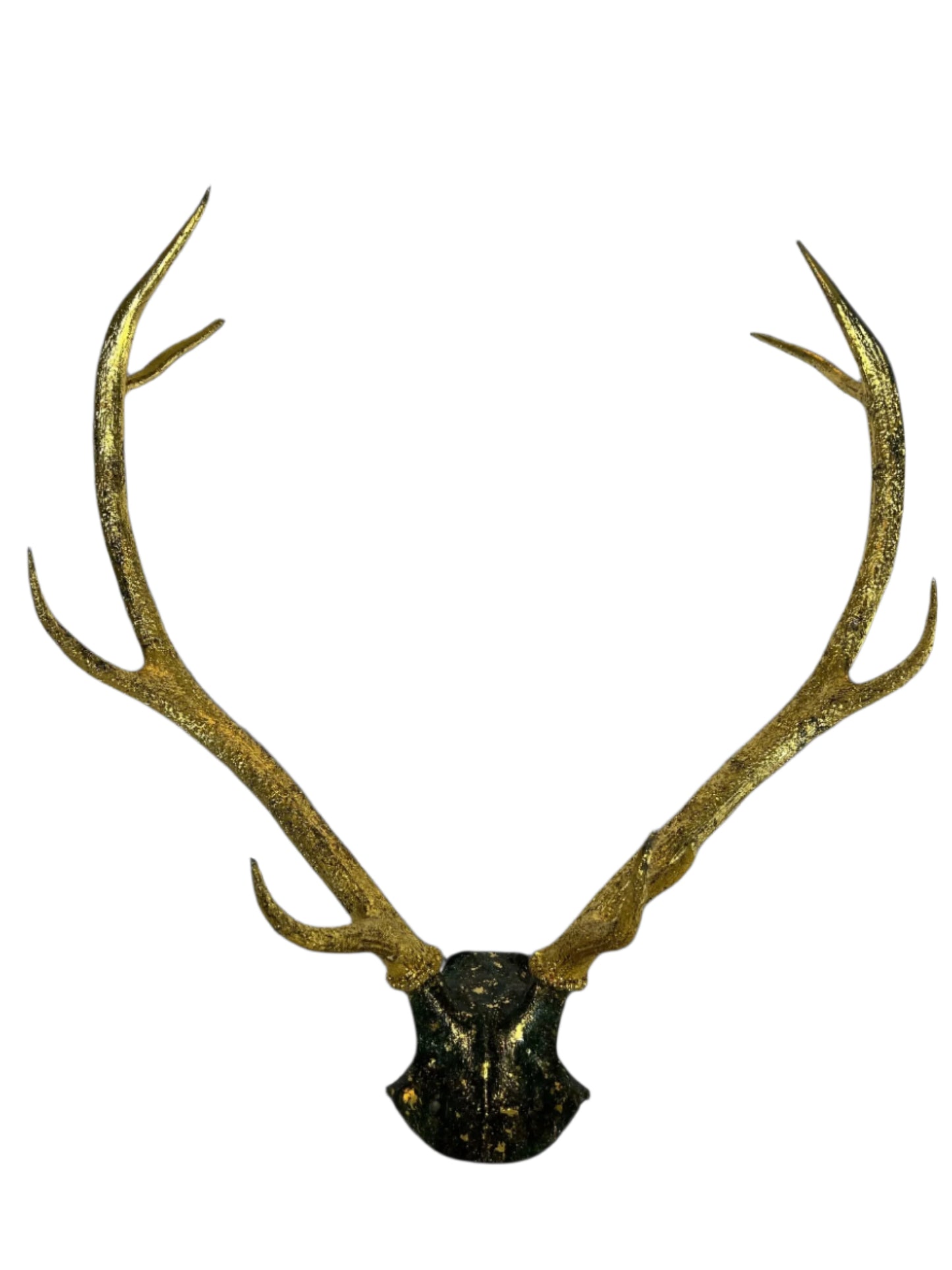 Scottish Green & Gold Deer Skull Cap