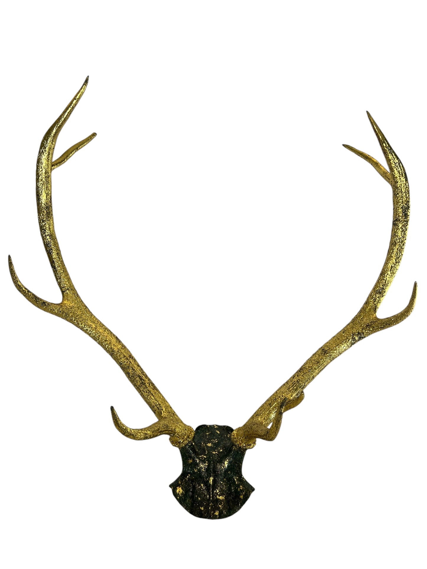 Scottish Green & Gold Deer Skull Cap