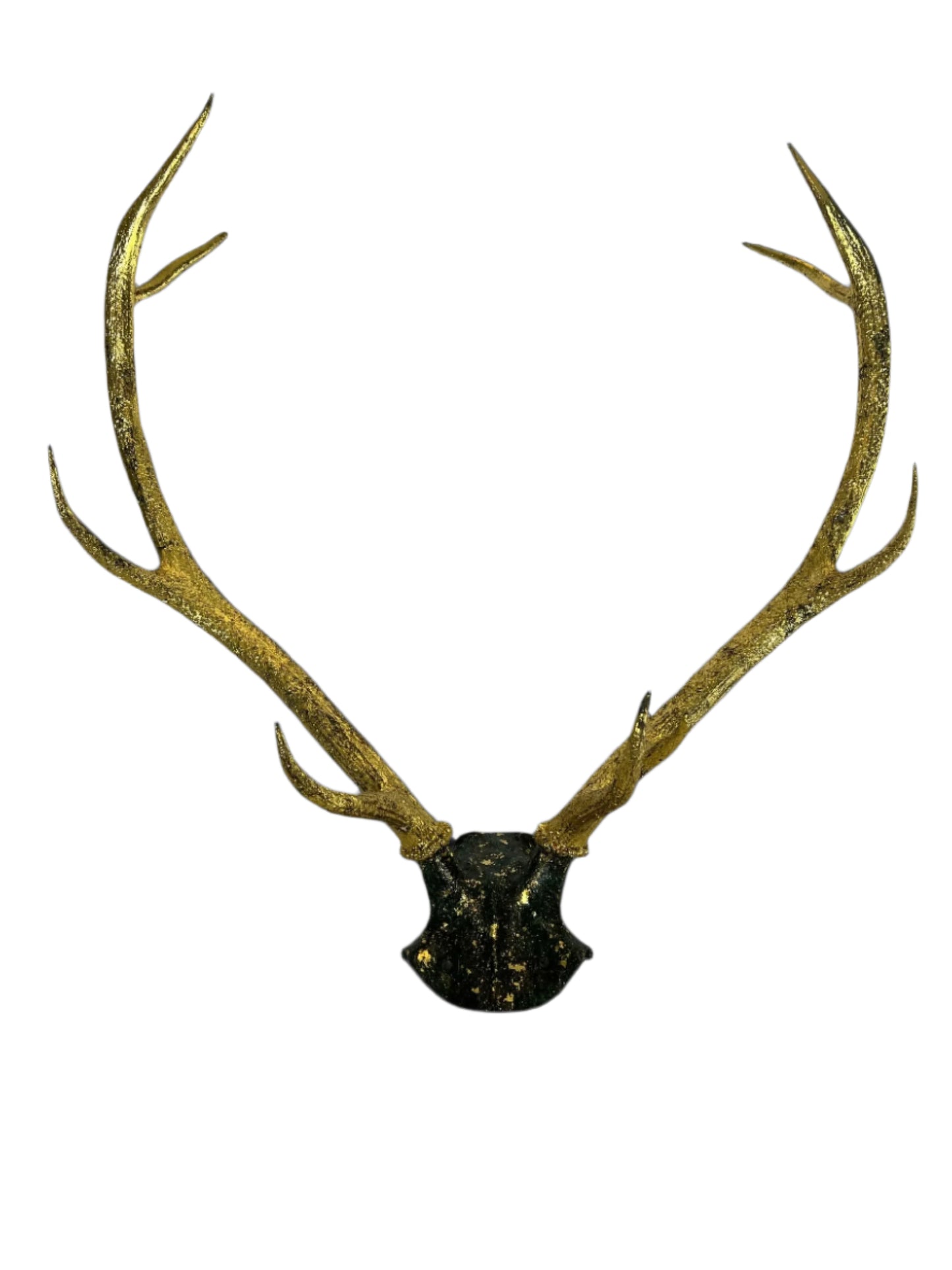 Scottish Green & Gold Deer Skull Cap
